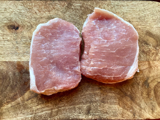 Boneless pork chops