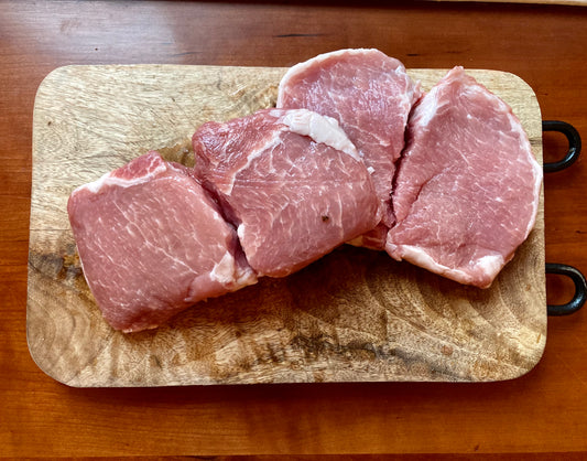 Boneless pork chops