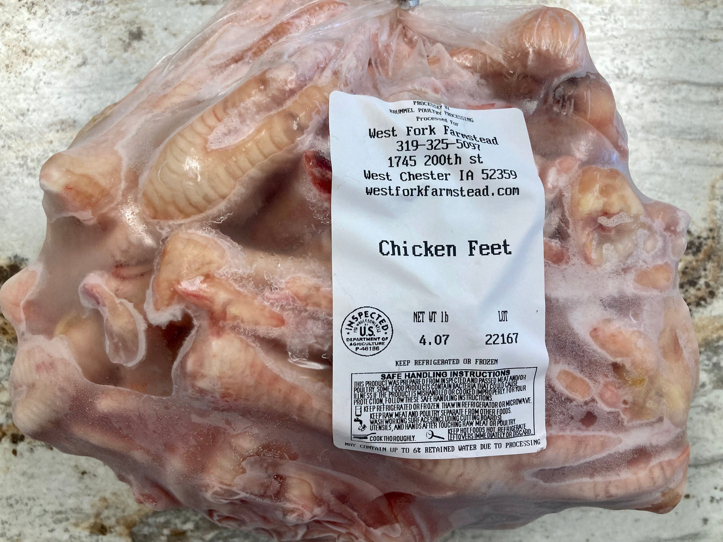 Chicken feet