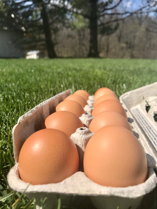 Chicken eggs