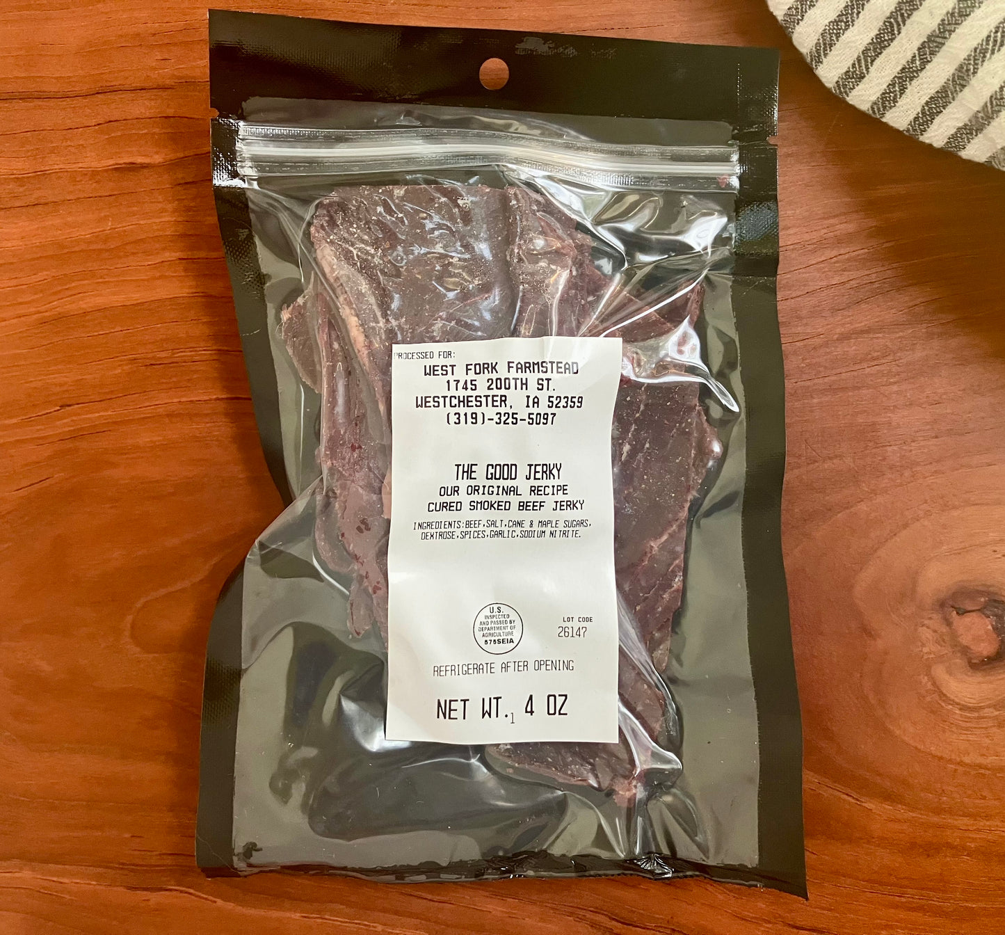 Beef jerky