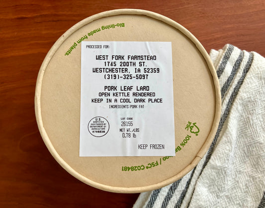Pork leaf lard